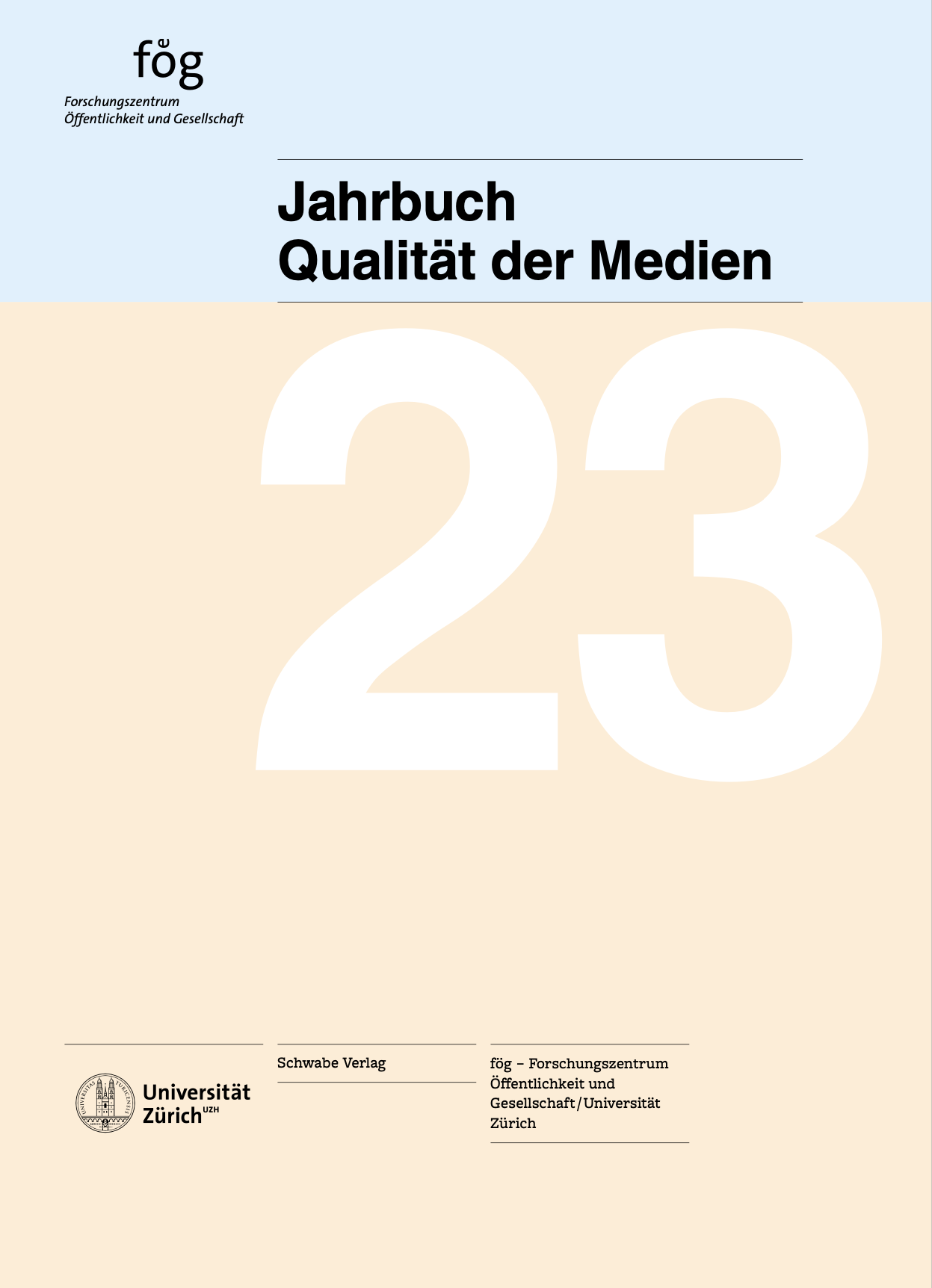 Jahrbuch Qualität der Medien 2022